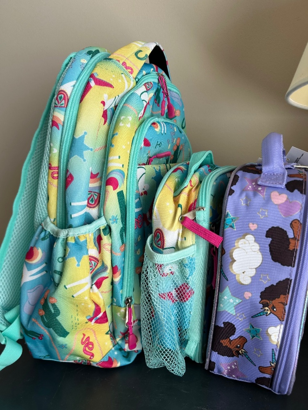 New backpack&lunch boxes set